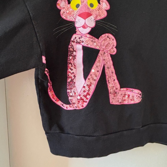 Zara Black Sweater with Pink Panther Graphic - Picture 6 of 9